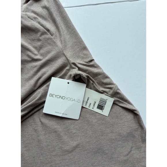 Lot of 2 NWT Beyond Yoga Performance Knit Overlap Back Cropped Pullover Size XL - Picture 9 of 15